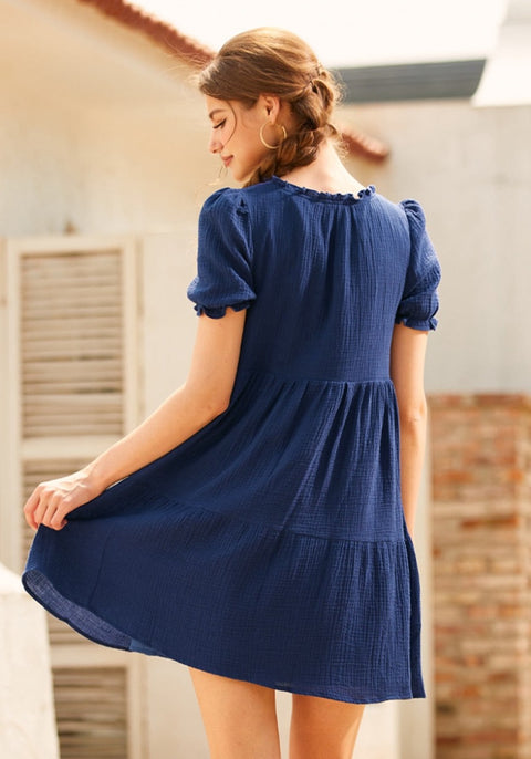 Sunshine Serenade Babydoll Klänning-3