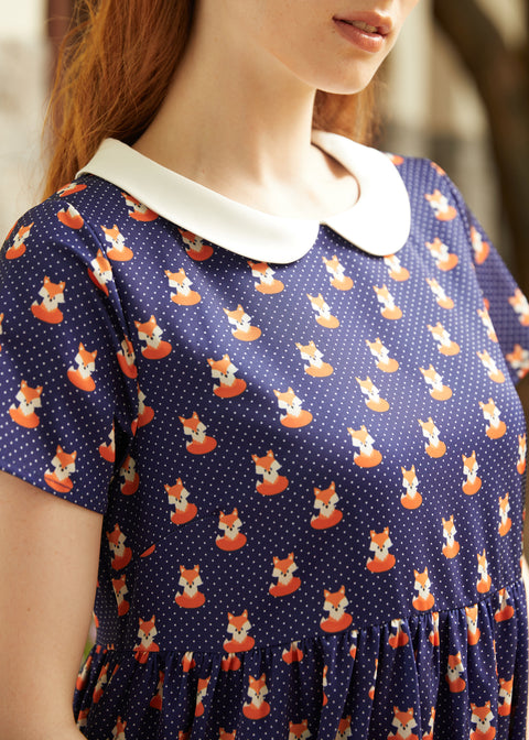 Whimsy&Wonder Krage Empire Klänning-1