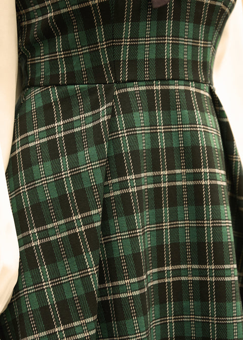 Söt som en Muskotfärgad Ärmlös Fit&Flare-klänning-1