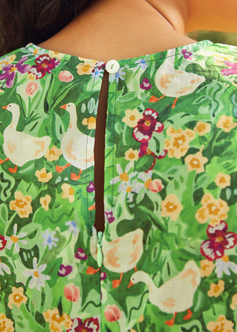 Klänning för att samla vilda blommor-4