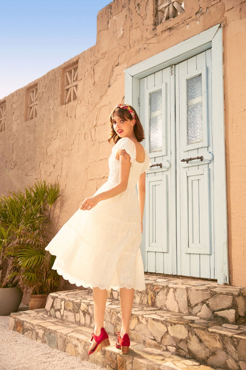 Sweetheart Soirée Midiklänning med Twist Front-4