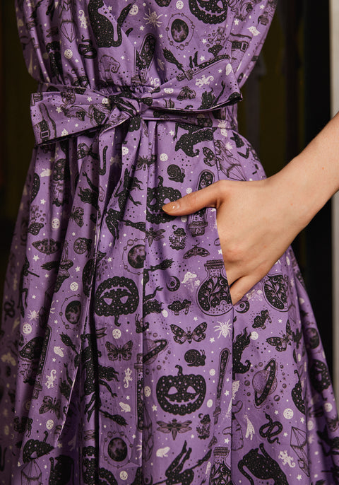 Instant Energy Fuskklänning med Omlottmönster-1