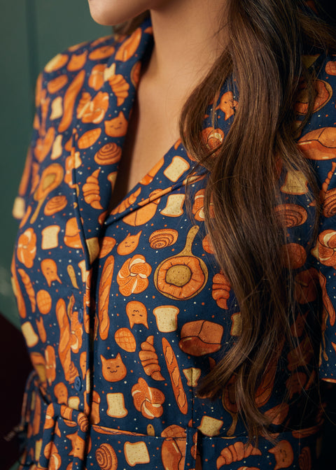 Rustik elegans avslappnad klänning-1