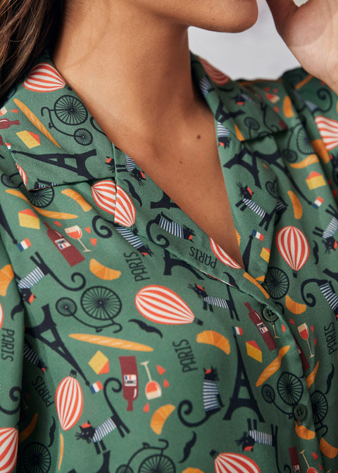 Kalla det en klassisk långärmad skjorta med lägerkrage-1