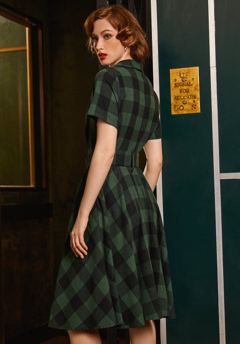 Rustik elegans avslappnad klänning-3