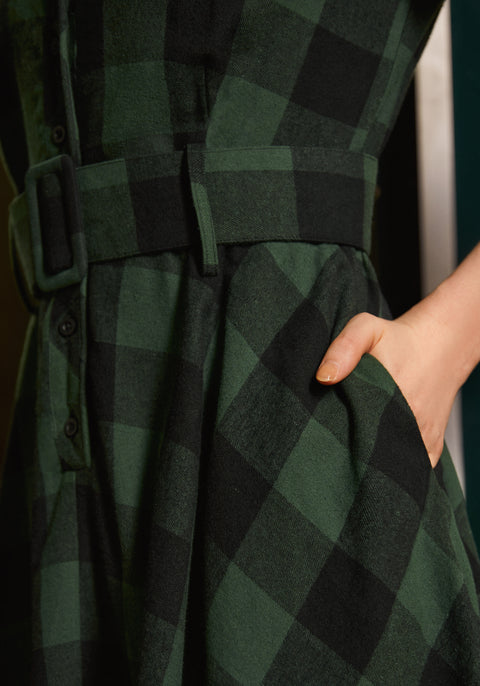 Rustik elegans avslappnad klänning-1