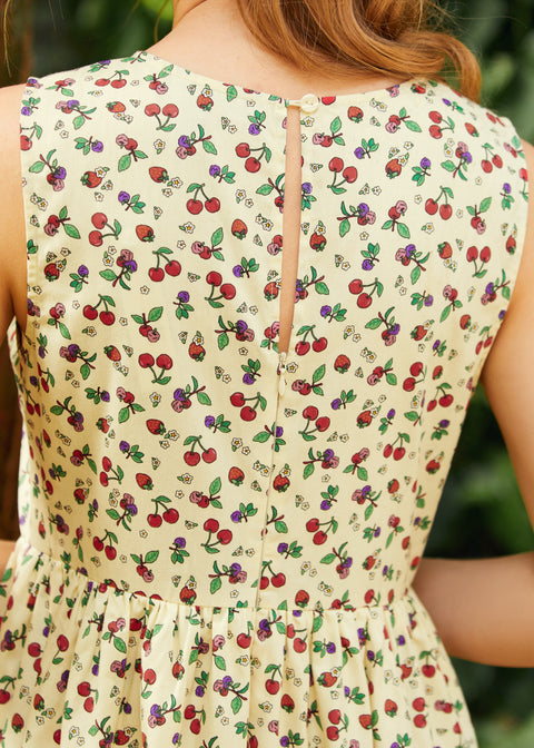 Klänning för att samla vilda blommor-1