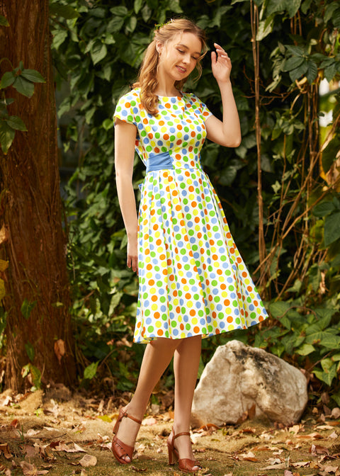 Confetti Daydream Fit&Flare Klänning-6