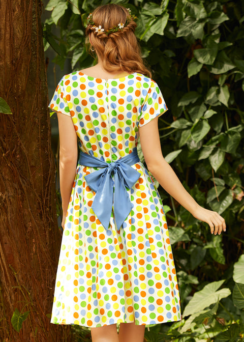 Confetti Daydream Fit&Flare Klänning-4