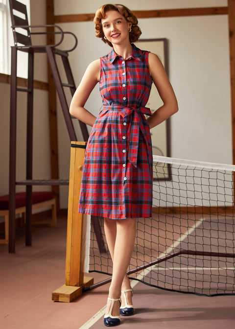 Kan inte sakta ner min rullning Skjortaklänning-4