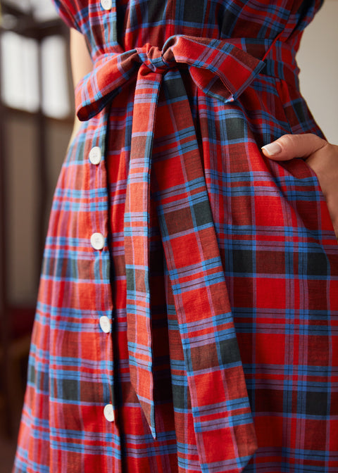 Kan inte sakta ner min rullning Skjortaklänning-3