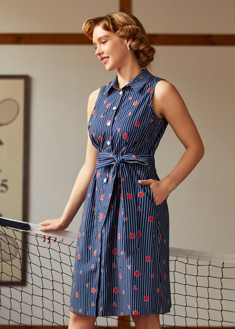 Kan inte sakta ner min rullning Skjortaklänning-4