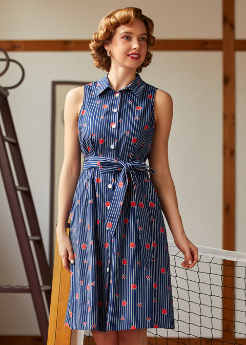 Kan inte sakta ner min rullning Skjortaklänning-5