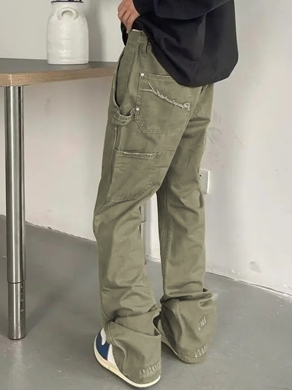 Lose Herrenjeans mit mehreren Taschen-2