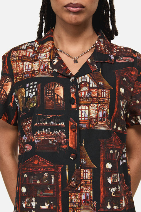 Covenstead Goth-mönstrad blus-1