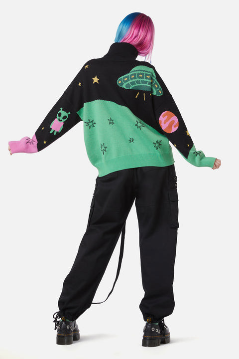 Galaktisk stickad tröja-2