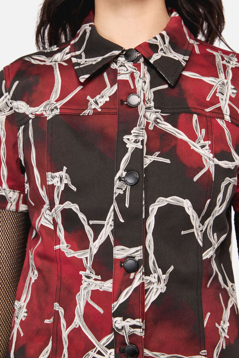 Skarp Hjärtad Miniklänning-1