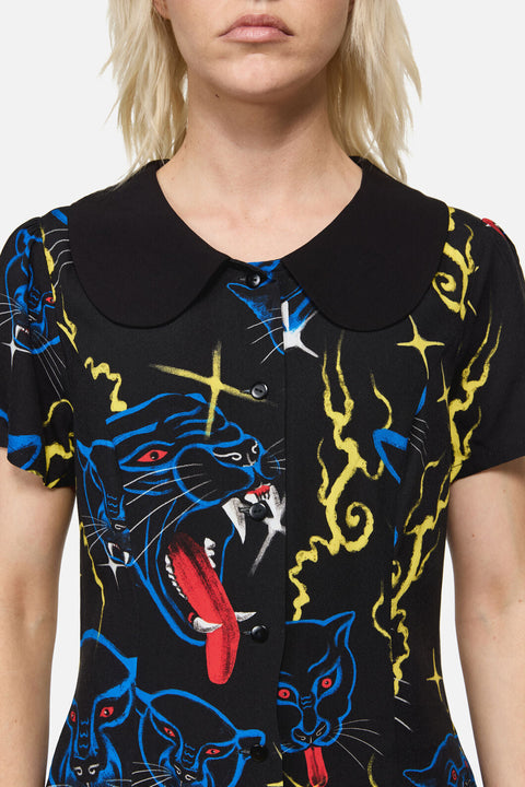 Panther Punk Miniklänning-1