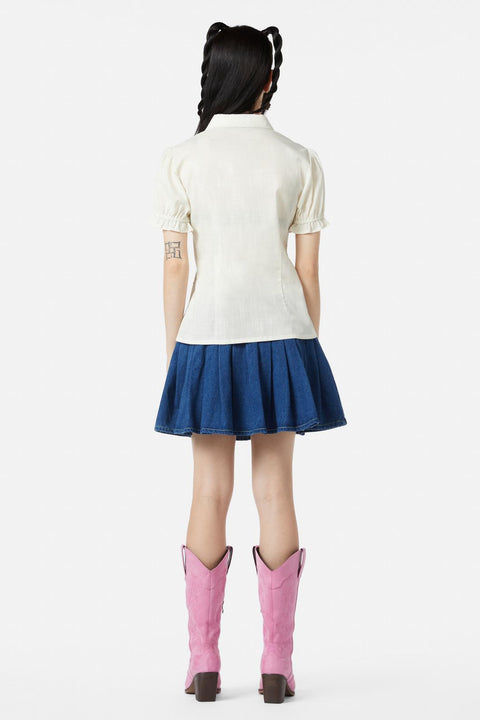 Blus med Meowdy-märke-3