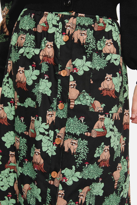 Haus Of Raccon-mönstrad kjol-1