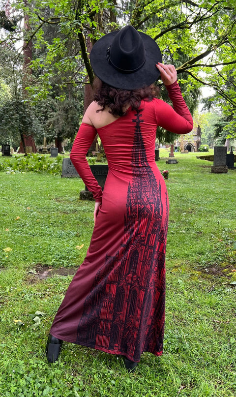 Elspeth - Bekväm Cathedral Maxiklänning-3