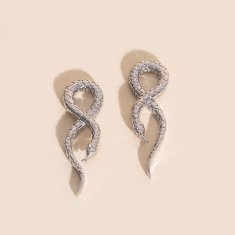 Snake Chunky Huggie Hoop Berlocker-8