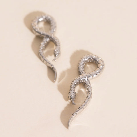 Snake Chunky Huggie Hoop Berlocker-5