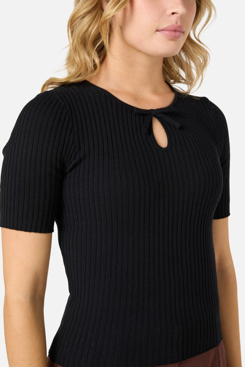 Sara Rosett Stickad Topp-1