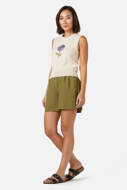 Fresh Blooms Broderad Tröjväst-3