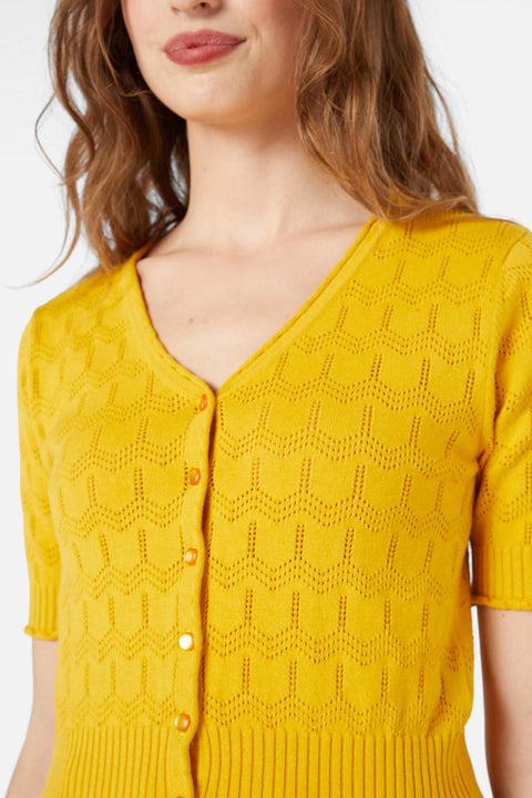 Onsdagsstickad bomullskofta-8