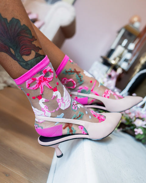 Balletcore Transparent Crew-strumpa-3