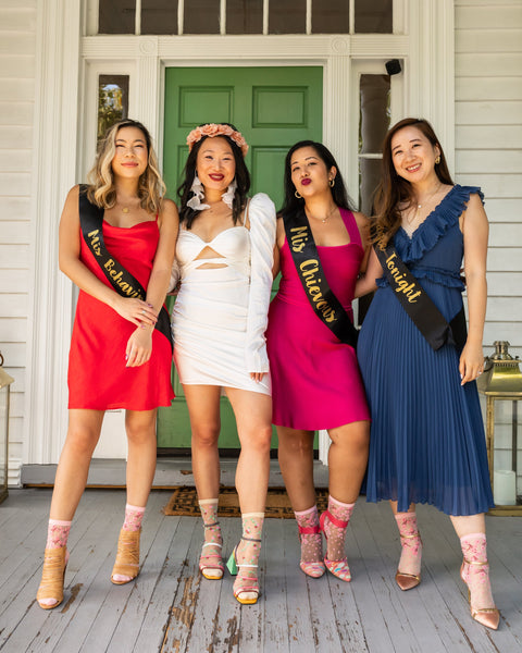 Cherry Blossom Sheer Crew-strumpa-7