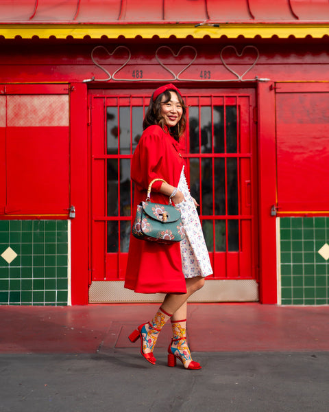 År av ormen Transparent Crew-strumpa-4