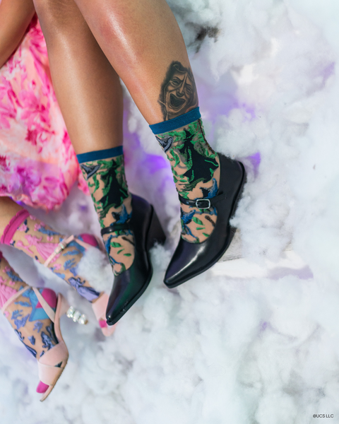 Wicked Elphaba Silhouette Skir Crew Strumpa-5