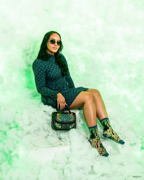 Wicked Elphaba Silhouette Skir Crew Strumpa-3