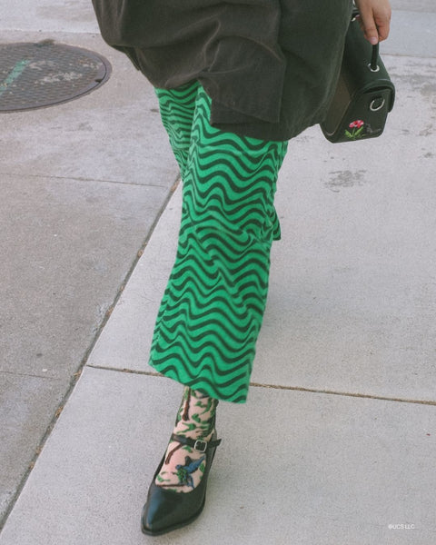 Wicked Elphaba Silhouette Skir Crew Strumpa-7