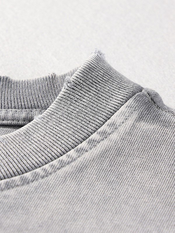 Herren Vintage Wash Distressed Weste-2